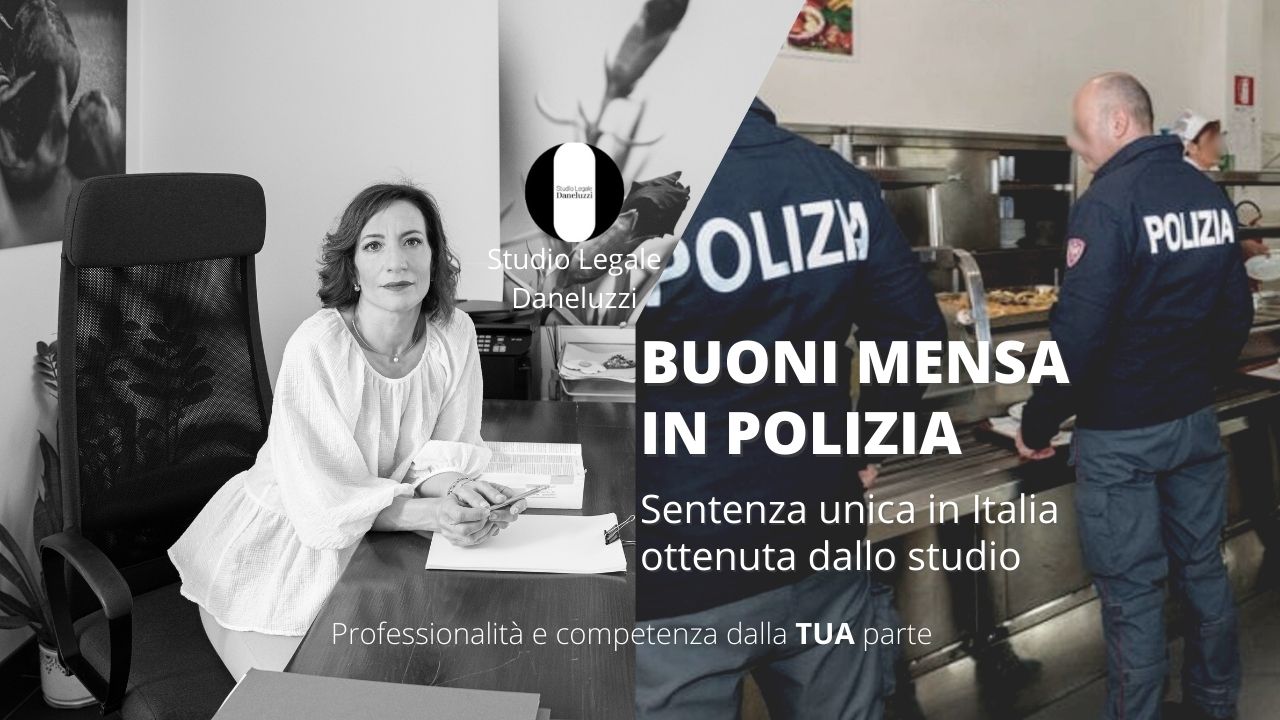 Buoni mensa in polizia - coisp - Studio Legale Daneluzzi